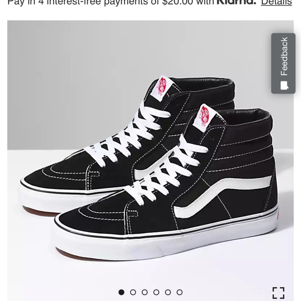 vans high top sneakers